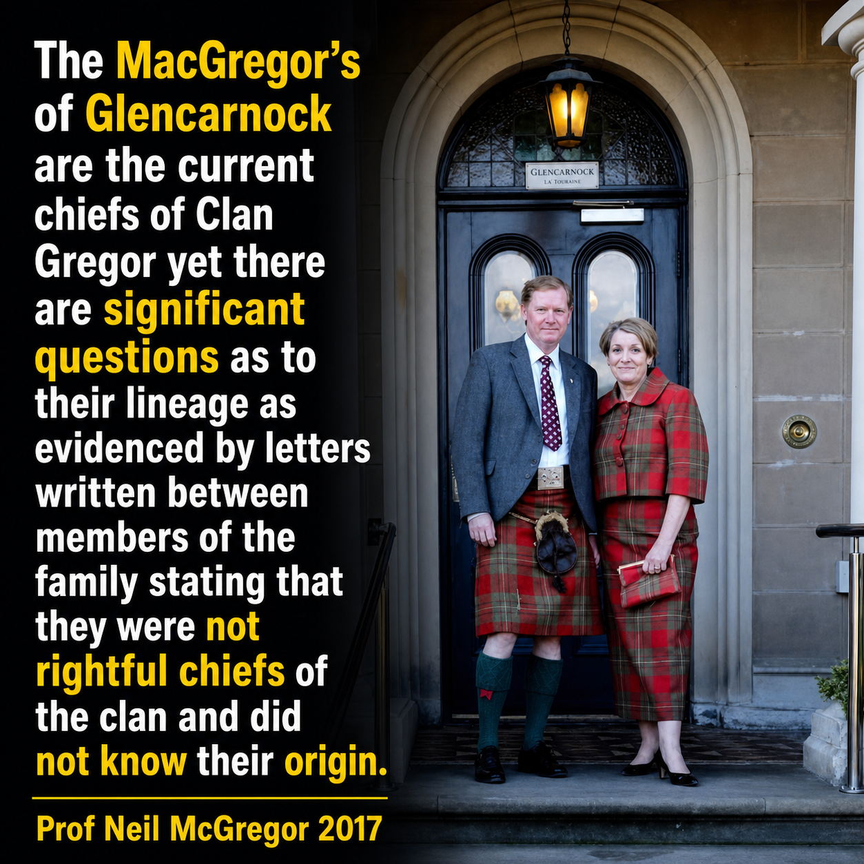 User-supplied quotation poster 7: white and yellow lettering beside two people at an arched doorway; quotation and attribution as presented in the artwork.